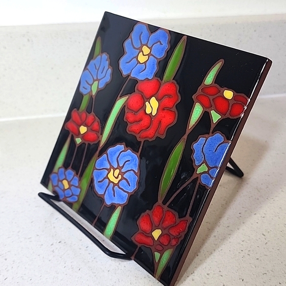 Art Tile by kenneth and Jacqueline Besheer, for the Art Institute of Chicago - Picture 2 of 5